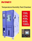 Câmara de ensaio de temperatura e umidade constantes de 2 camadas, de aço inoxidável