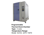 80L Câmara de ensaio de choque térmico vertical de duas zonas e três zonas -40°C ️ +150°C Câmaras ambientais