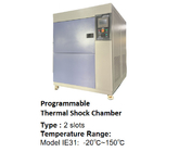 80L Câmara de ensaio de choque térmico vertical de duas zonas e três zonas -40°C ️ +150°C Câmaras ambientais