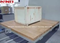 Faixa de velocidade de impacto 1,305-3,78 M/s Máquina de ensaio de embalagem com tamanho da placa de impacto W1600×H1600 mm