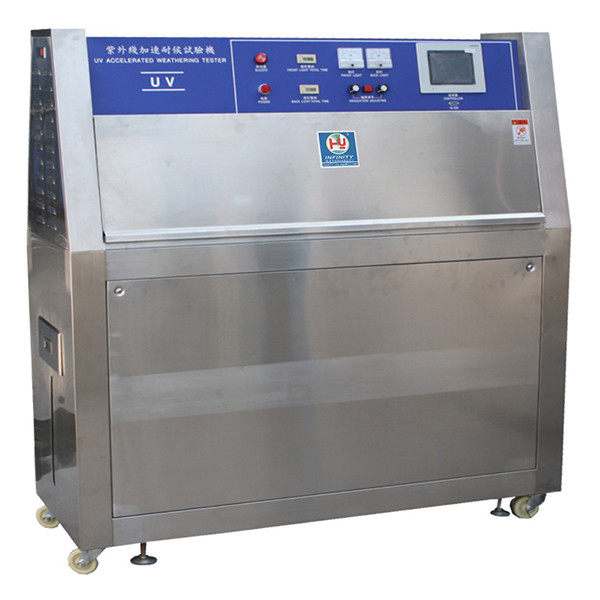 Máquinas de testes plásticas das lâmpadas UV/ISO de resistência acelerado UV 4892-3 do verificador