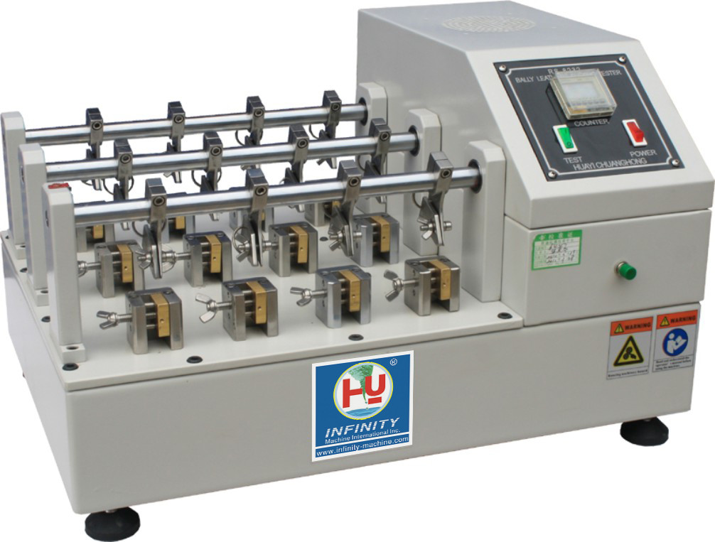 O verificador de dobra de couro JIS-K6545 12 do equipamento de testes ajusta apertos 70 x 45 milímetros