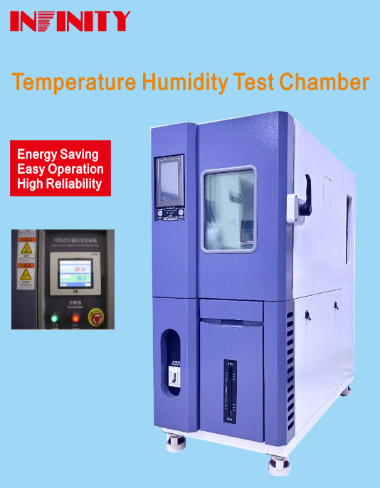 Câmara de ensaio de temperatura e umidade constantes programável Compressor Protecção contra sobrecorrentes