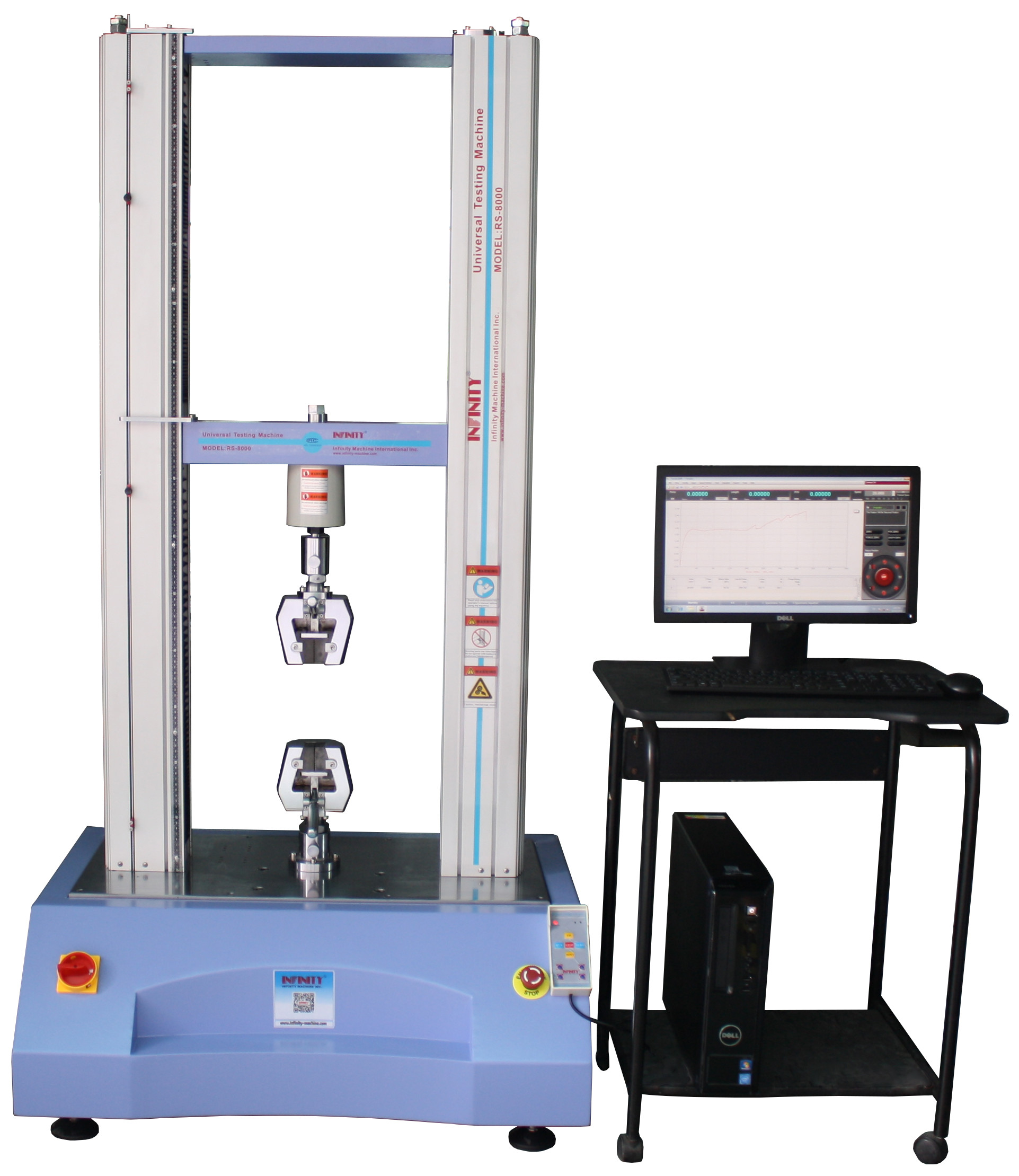 Máquina de ensaio universal de 50KN com controle de servo para teste de tração de 20KN 10KN teste de compressão
