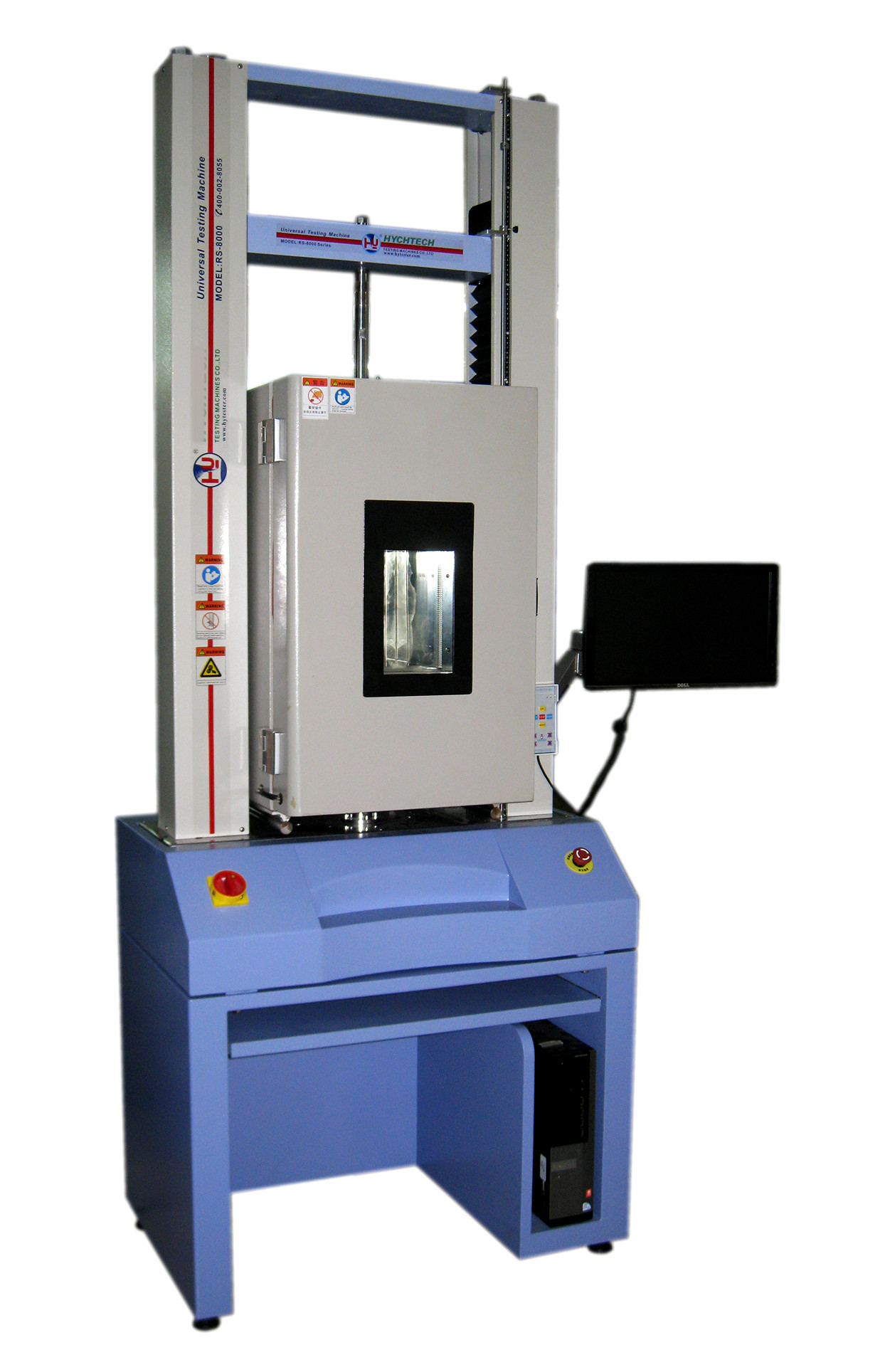 Máquina de ensaio de tração de alta e baixa temperatura em UTM 20KN a 50KN Capacidade RS-8000GDW