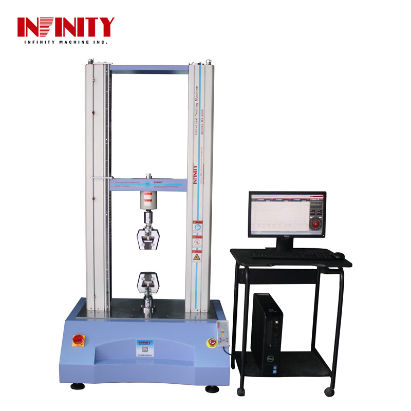 Teste de compressão de madeira de 50KN UTM Máquina de teste de tração Teste universal de compressão de madeira
