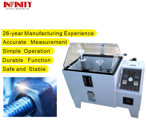 Câmara de ensaio de pulverização de névoa de sal com tampa aberta manual para produtos eléctricos e electrónicos