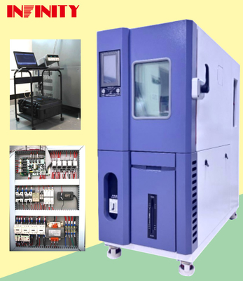 Câmara de ensaio de humidade a temperatura constante programável com refrigerantes ecológicos