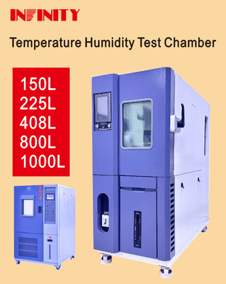 Câmara de ensaio de alta e baixa temperatura de humidade programável para produtos farmacêuticos