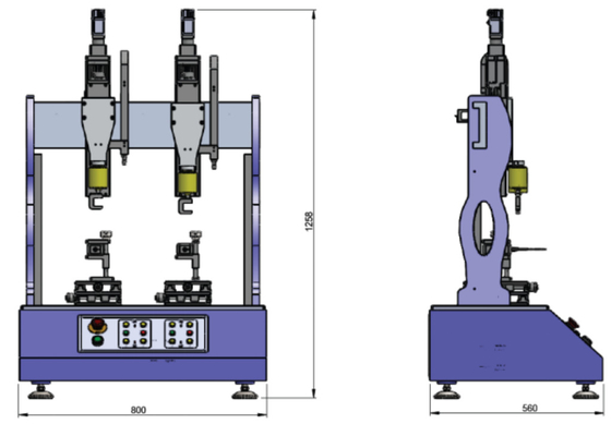 IF6112 Série Dual-station Swing Swing Force Tester 2 Slot Test Station Incluído