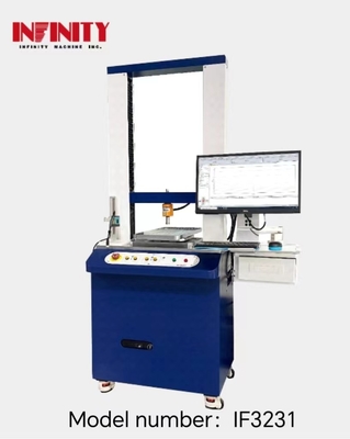 Máquina de ensaio de empurrão e puxação para materiais 1167x700x1770mm Tamanho do anfitrião 500Kg Capacidade do sensor de valor de força