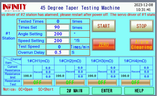 2Slots Wire Pull Tester Estação de teste e conectar com a linha de referência