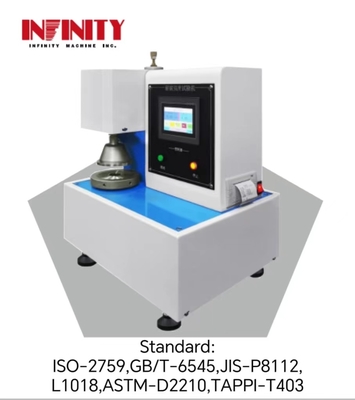 Máquina de ensaio de resistência à ruptura totalmente automática padrão ISO-2759 para produtos de embalagem
