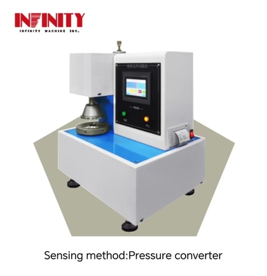 Máquina de ensaio de resistência à explosão totalmente automática com controle de tela sensível ao toque a cores
