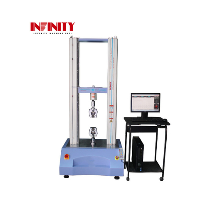 máquina de testes universal eletrônica do servocontrol 10KN para o metal do laboratório/o teste fio de aço
