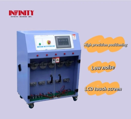 Panasonic Servo Motor Drive Five Stations Wire Pull Testing Machine com tempo de aceleração/desaceleração de 45 ms