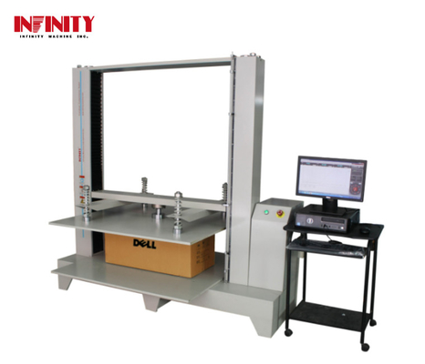Máquina de testes do pacote da compressão do cartão da força de estouro da caixa de ASTM D642 para o teste de força compressiva da caixa