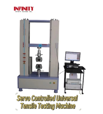 Máquina de ensaio universal de 50KN com controle de servo para teste de tração de 20KN 10KN teste de compressão