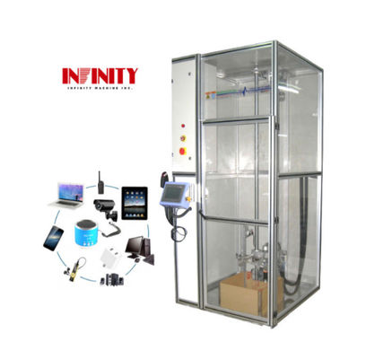 Máquina de ensaio de queda direcional de dispositivos móveis Teste de queda livre IEC 60068-2-31 IEC 60068-2-32