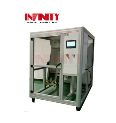 IEC60068 Caixa de acrílico Teste de impacto de descarga de bobina de telefone celular 350 mm Altura de descarga AC220V 50Hz 5A