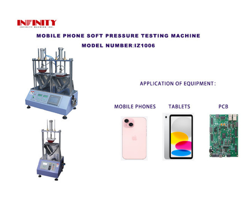 Máquina de ensaio de compressão para telemóveis e tablets Máquina de ensaio de pressão suave
