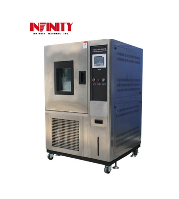 Câmara de ensaio ambiental de 100L para ensaio de temperatura e umidade IEC68-2-2 20% RH a 98% RH em azul cinza