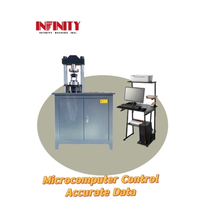 Monitorização de testes em tempo real Máquina de ensaio de compressão por servo micro-electro-hidráulico