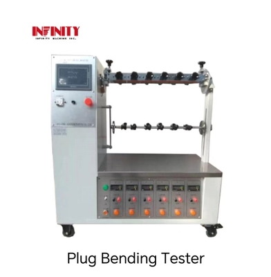 IN-8100A Teste de flexão do plugue 1-180° ±90° Peso ajustável de 132kg IN-8100A