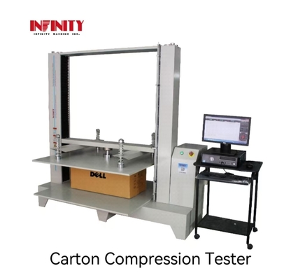 Teste de empilhamento do recipiente de embalagem IF1552 Teste de compressão de cartão profissional 20kn