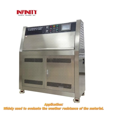 Máquina de teste de envelhecimento por ultravioleta, umidade e temperatura simulada de ambiente natural