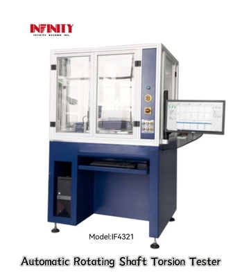 Máquina de ensaio de atenuação de torção do eixo rotativo automático de 180° para portáteis