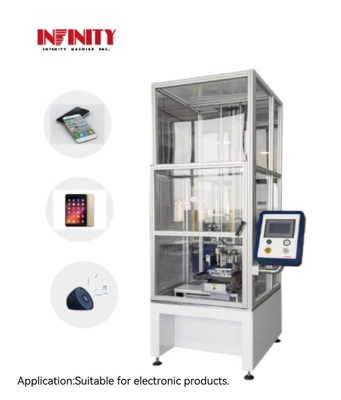 Estrutura em pé de piso Três eixos Máquina de teste de impacto de bola automática em queda