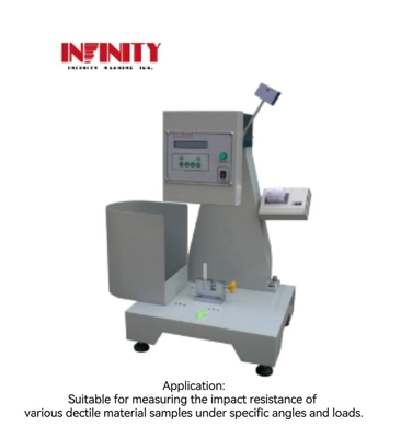 Máquina de ensaio de impacto digital IZOD da norma ISO 180 11J 22J para materiais dúctiles