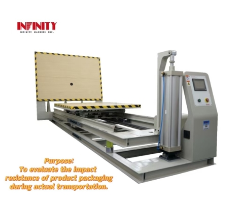Máquina de ensaio de impacto de inclinação de embalagem D880 Astm