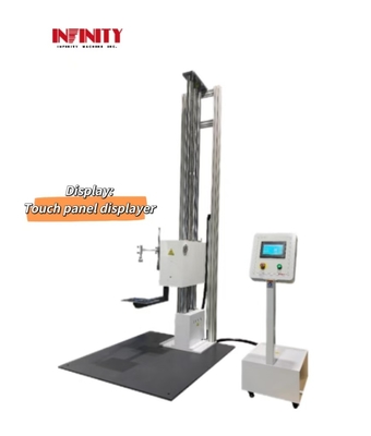 Máquina automática de ensaio de queda de cartão para ensaio de resistência ao impacto de queda livre de embalagem