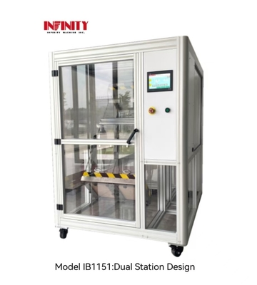 IB1151 Máquina de ensaio de queda de 500 e 1000 mm com duas estações