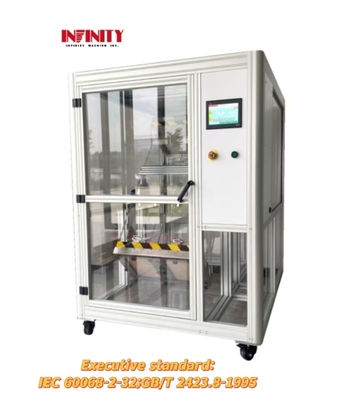 IEC 60068-2-32 Máquina de ensaio de queda de precipitação de alta precisão Capacidade máxima de carga 5 kg