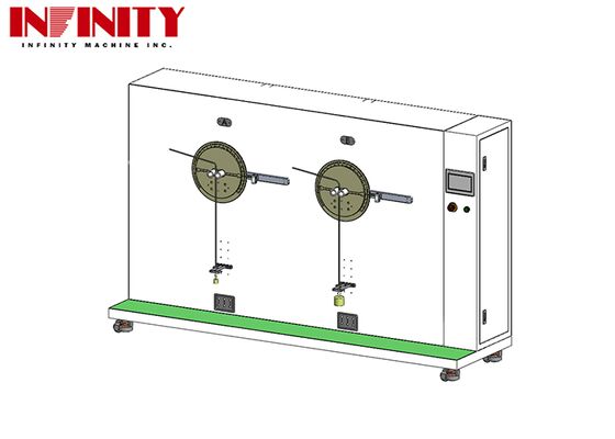 Testador de balanço de fio para a esquerda e para a direita ISO 19642-2:2023 Máquina de teste de fadiga de dobra de cabo para fiação de veículos
