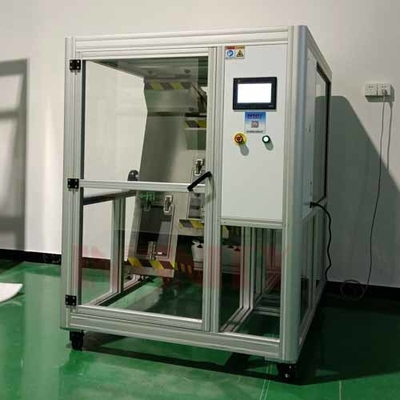 Máquina de ensaio de queda de barril de chuva Máquinas de ensaio de queda de ciclo de rolos Norma IEC 60068-2-31