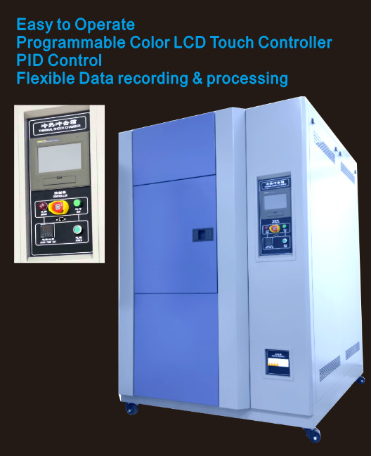 Teste de uniformidade de temperatura Câmara de ensaio de choque térmico para -55°C-150°C