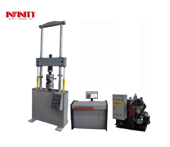 30 KN Servo Máquina de ensaio universal hidráulica para ensaios de propriedades mecânicas 750 mm