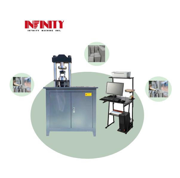 Máquina de ensaio de resistência à compressão por servo 300KN