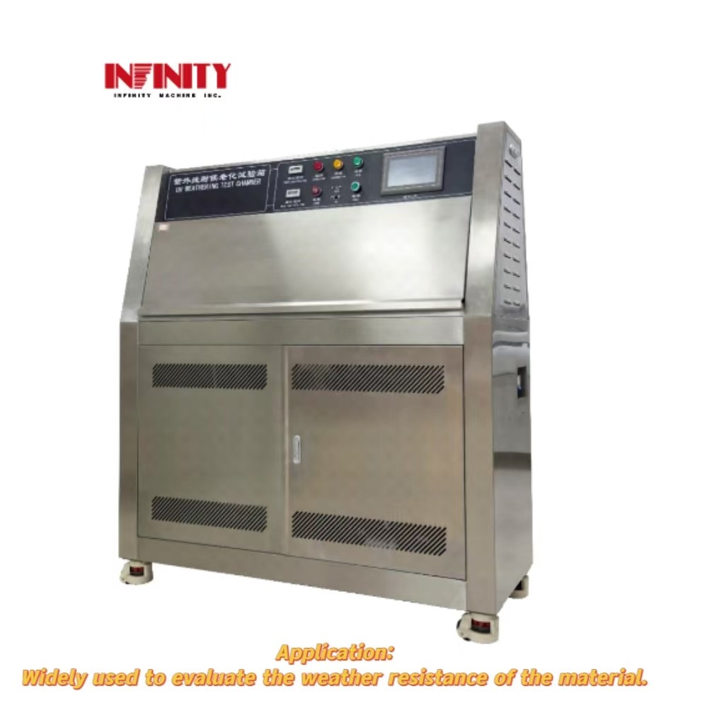 Máquina de teste de envelhecimento por ultravioleta, umidade e temperatura simulada de ambiente natural