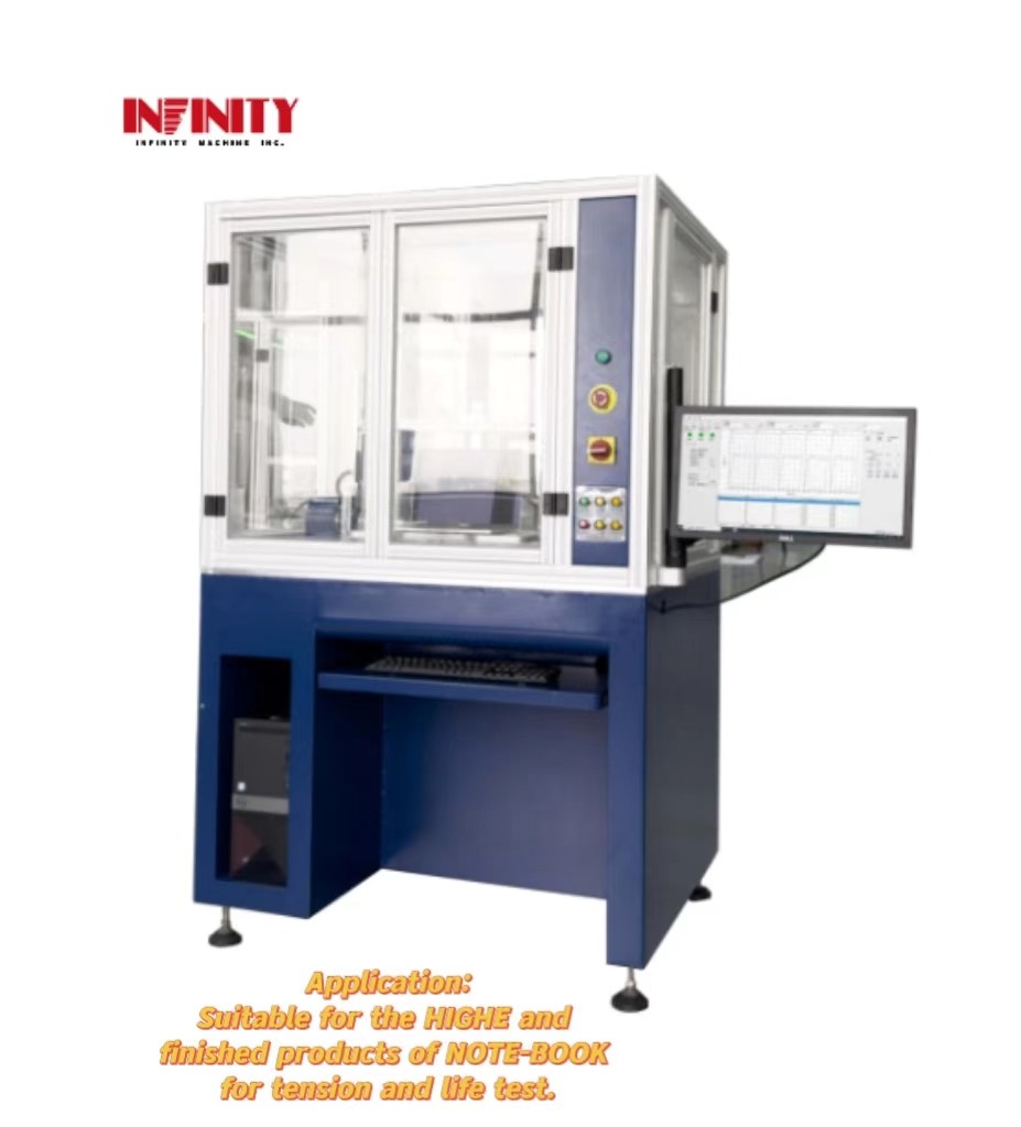 Máquina de ensaio de atenuação de torção do eixo rotativo automático de 180° para portáteis