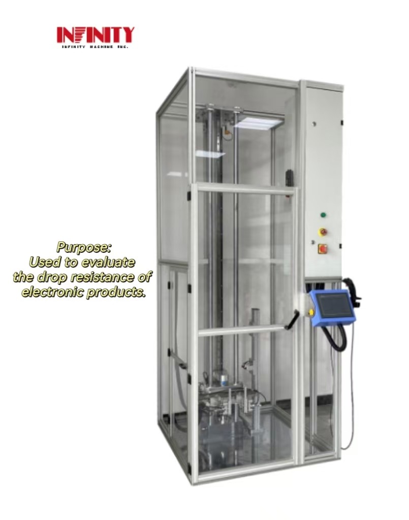 Máquina de ensaio de queda direcional de dispositivos móveis Teste de queda livre IEC 60068-2-31 IEC 60068-2-32