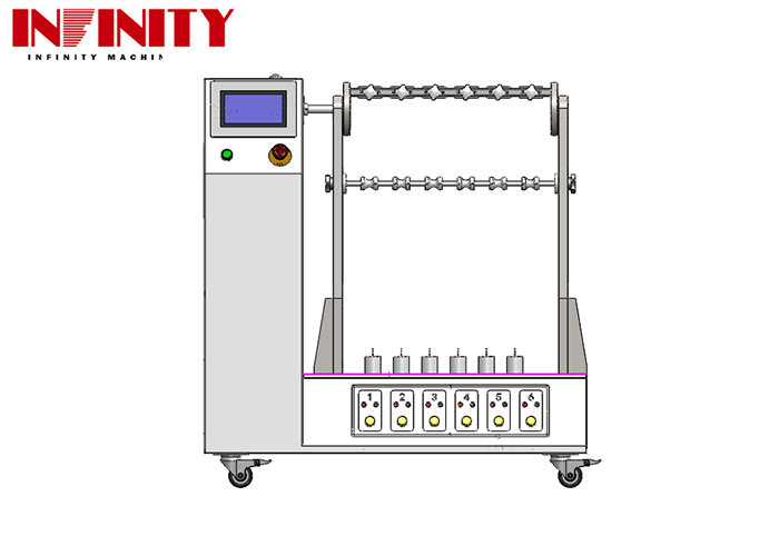 IEC 60884-1:2022 Máquina de ensaio de flexão de cabo flexível padrão com ângulo de flexão ajustável 1~180°